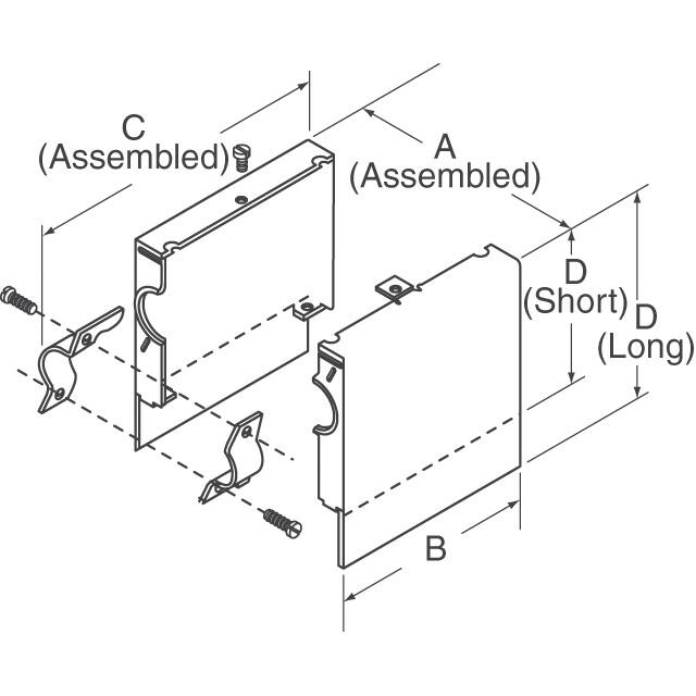 203975-2 TE Connectivity AMP Connectors  Backplane Connector Accessories